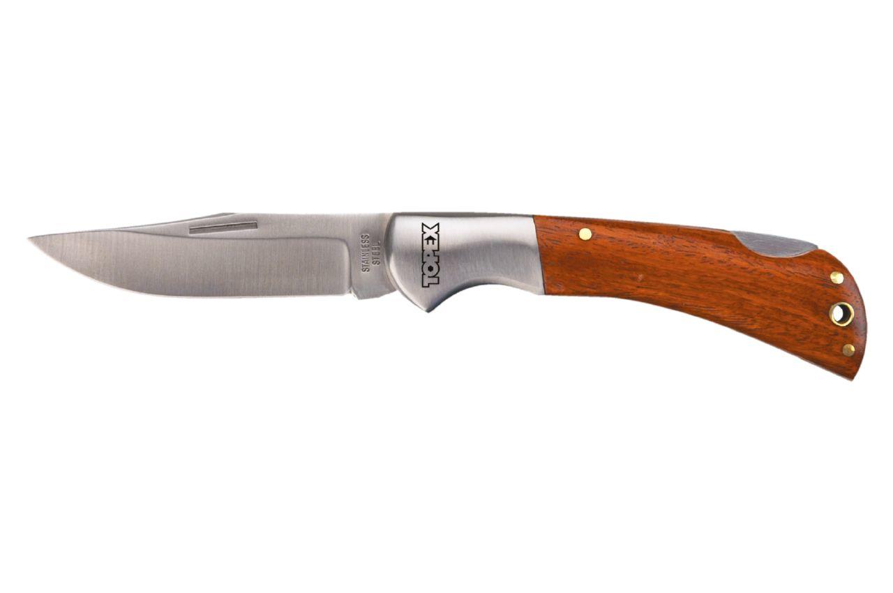 Нож универсальный Topex - 80 мм складной 1