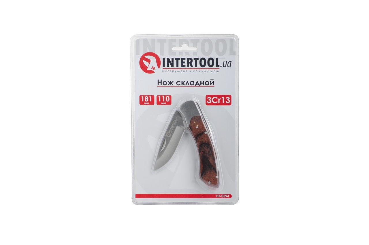 Нож универсальный Intertool - 181 мм складной 6