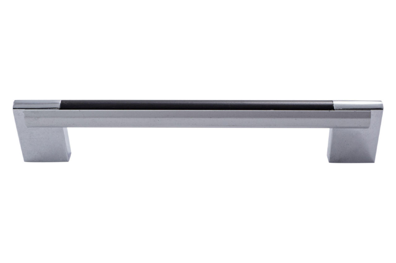 Ручка мебельная FZB - 128 мм ky33031508 CP/Brown 2
