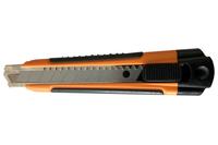 Нож LT - 18 мм прорезиненный плоский