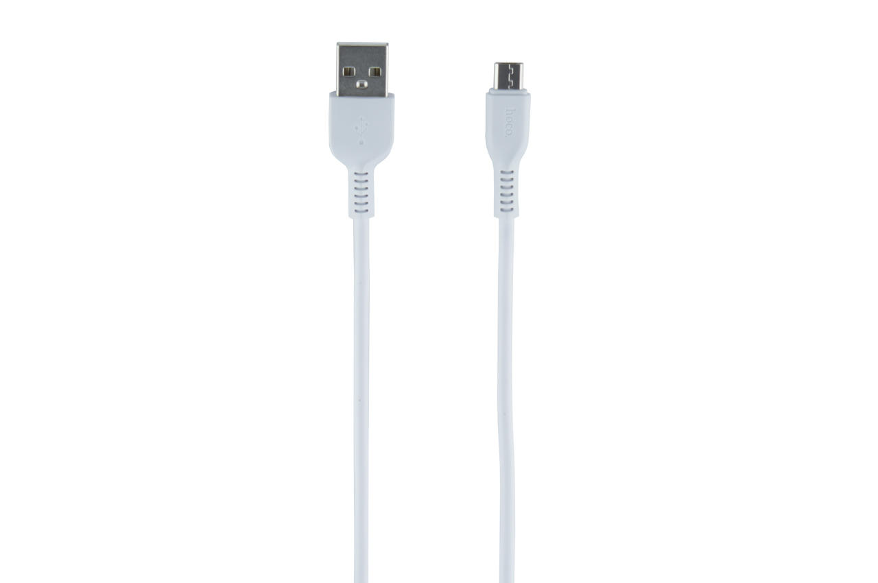 Кабель Micro-USB Hoco - X20 3 м White 1