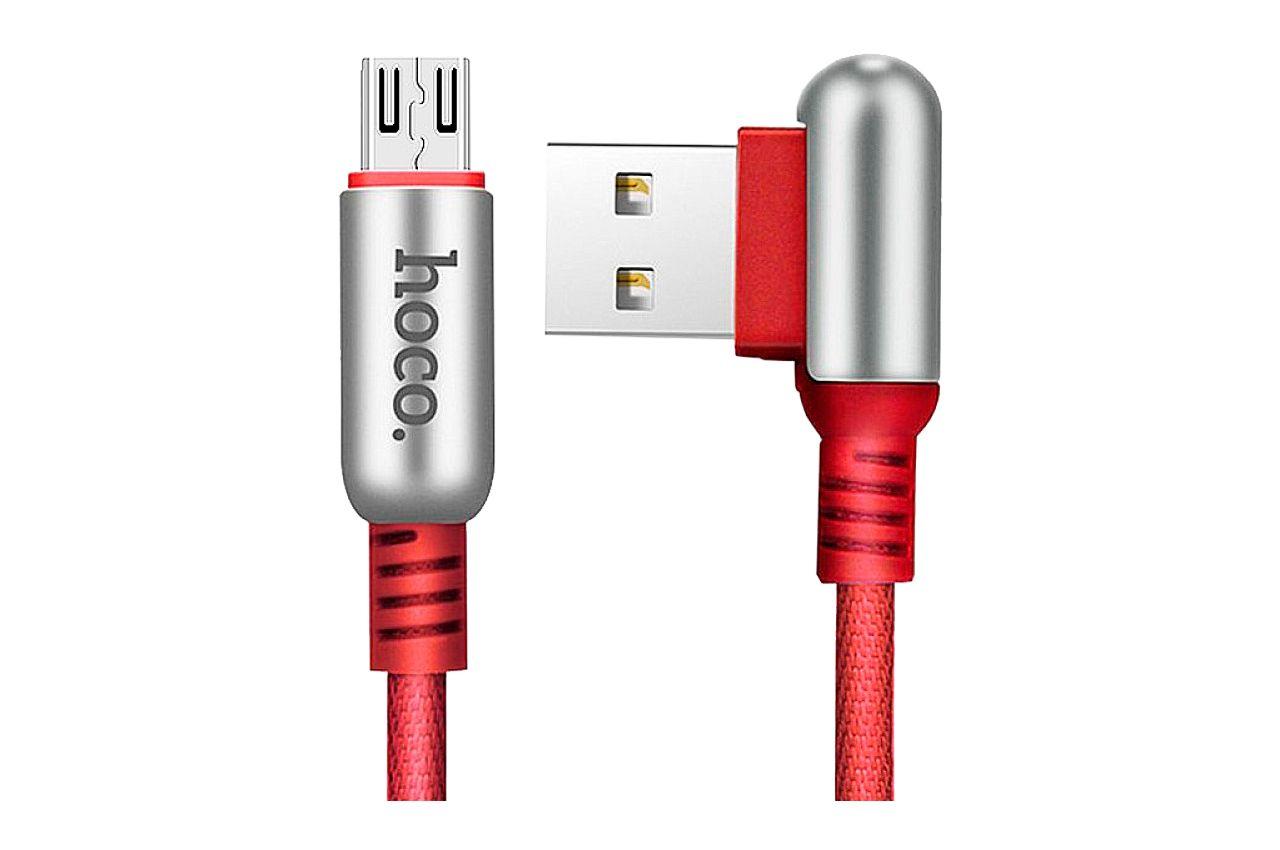 Кабель Micro-USB Hoco - U17 1,2 м Red 1