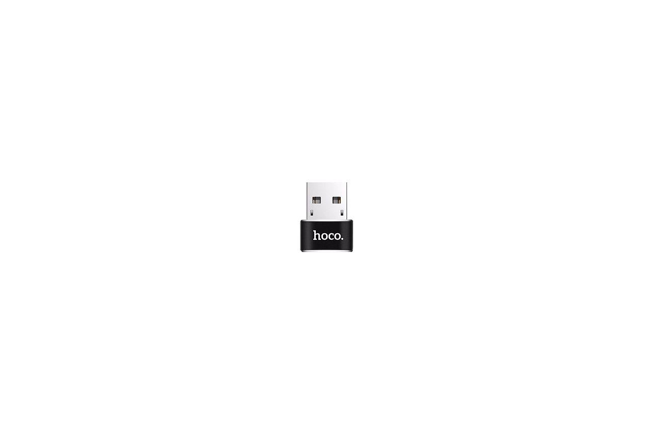 Адаптер Hoco - UA6 USB x Type-C Black 1