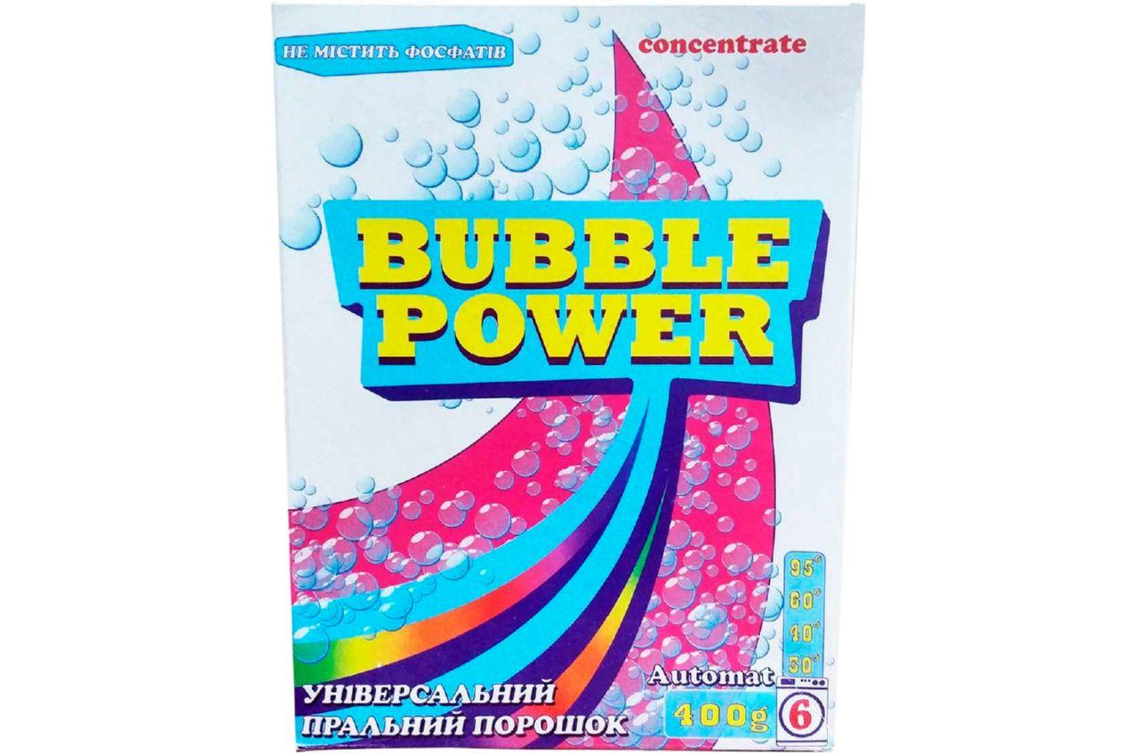 Стиральный порошок Bubble Power - 0,4кг универсальный 1
