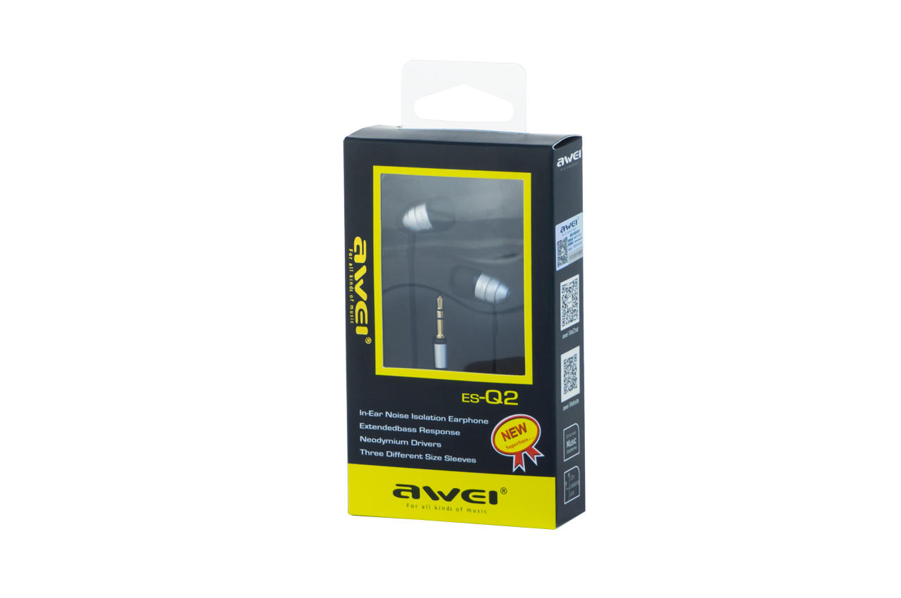 Наушники Awei - ES-Q2 Silver 1