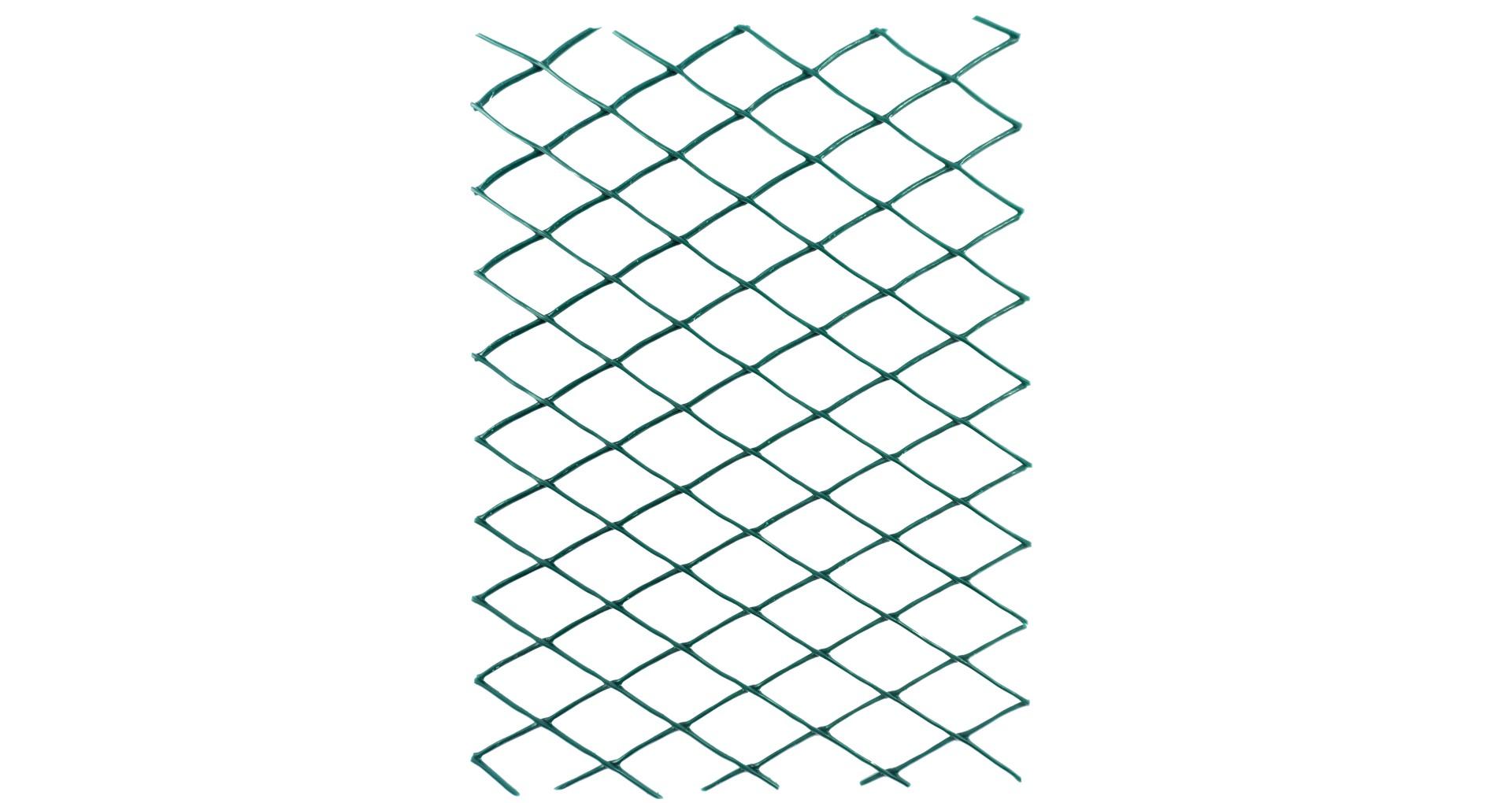 Сетка декоративная Клевер - 1,5 x 20 м (30 x 30 мм) т-зеленая 2