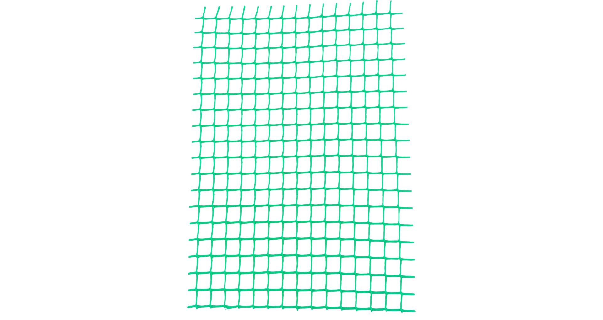 Сетка декоративная Клевер - 1,0 x 20 м (13 x 13 мм) т-зеленая 2