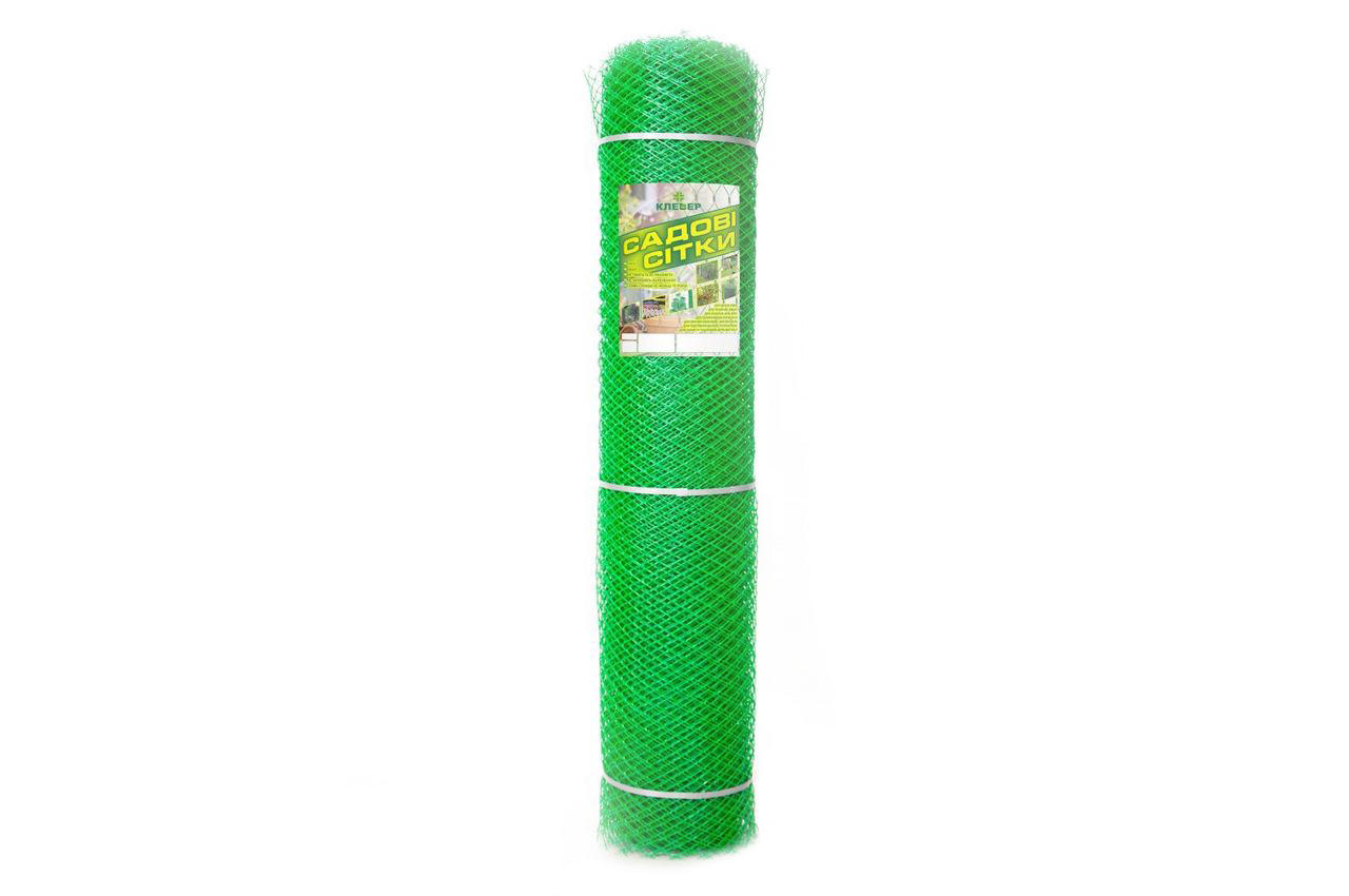 Сетка декоративная Клевер - 1,5 x 20 м (30 x 30 мм) зеленая 2