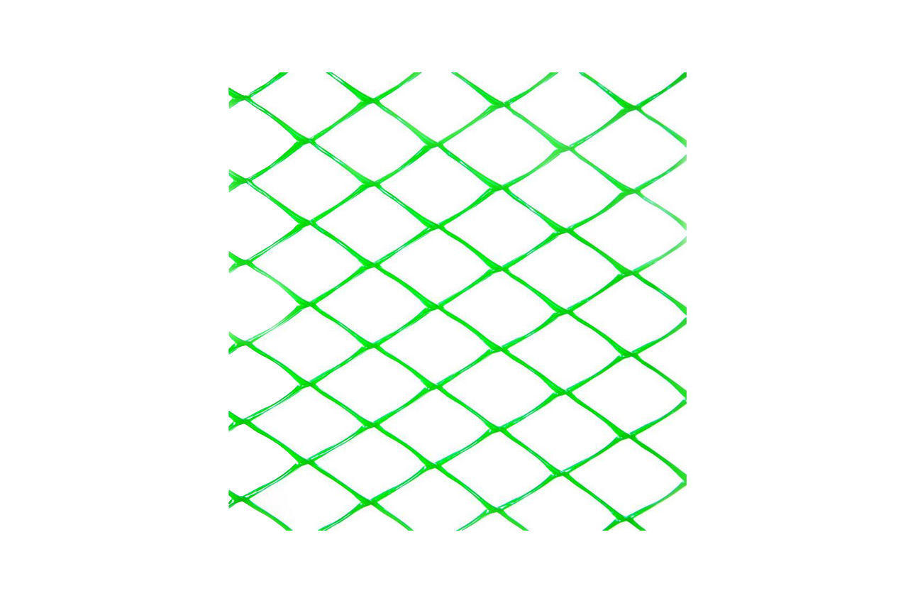 Сетка декоративная Клевер - 1,5 x 25 м (30 x 30 мм) зеленая 1