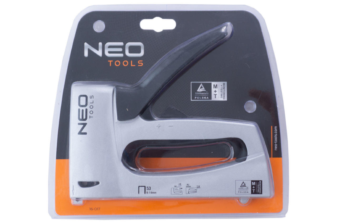 Степлер NEO - 6-14 мм алюминиевый 5