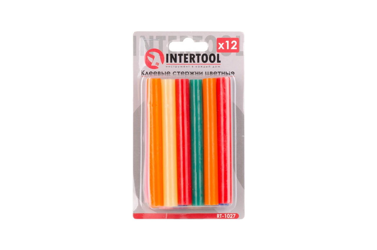 Клеевые стержни Intertool - 11,2 x 100 мм цветные (12 шт.) 5