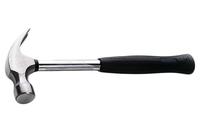 Молоток-гвоздодер Сила - 340 г металлическая обрезиненная ручка
