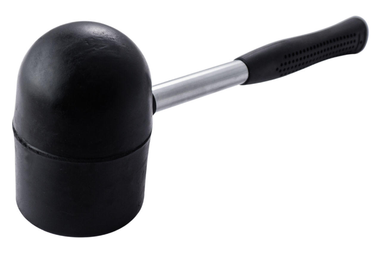 Киянка Mastertool - 1250 г x 90 мм черная, ручка металл 2