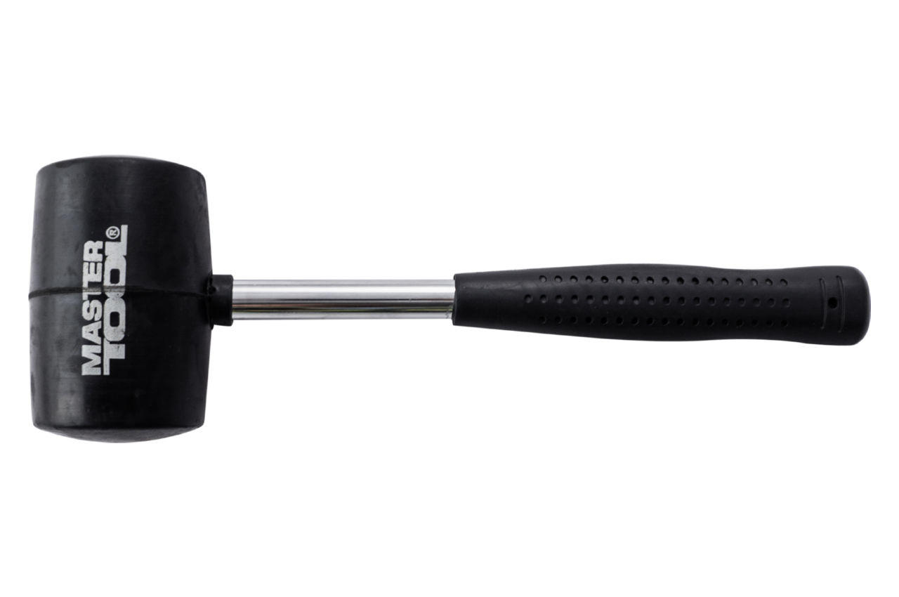 Киянка Mastertool - 340 г x 55 мм черная, ручка металл 1