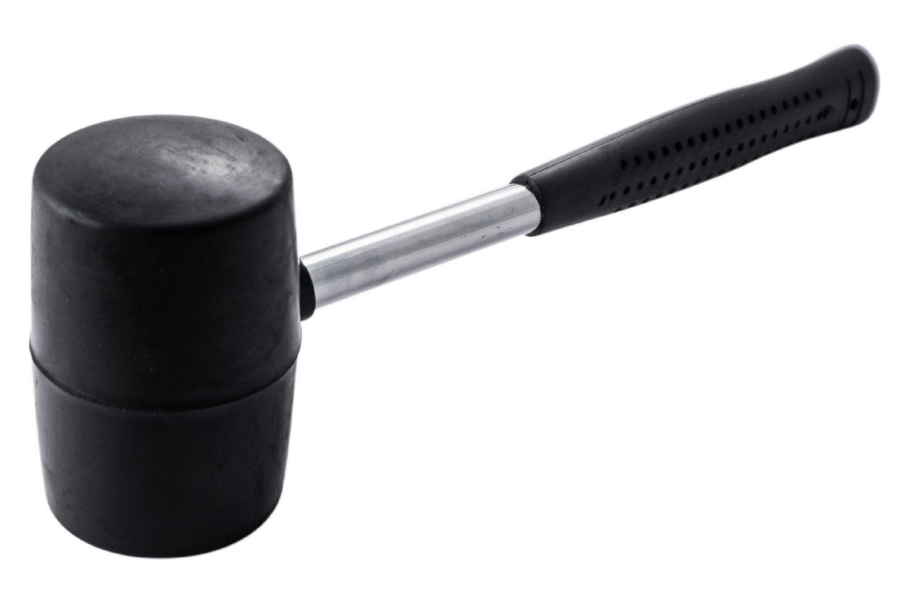 Киянка Mastertool - 340 г x 55 мм черная, ручка металл 2