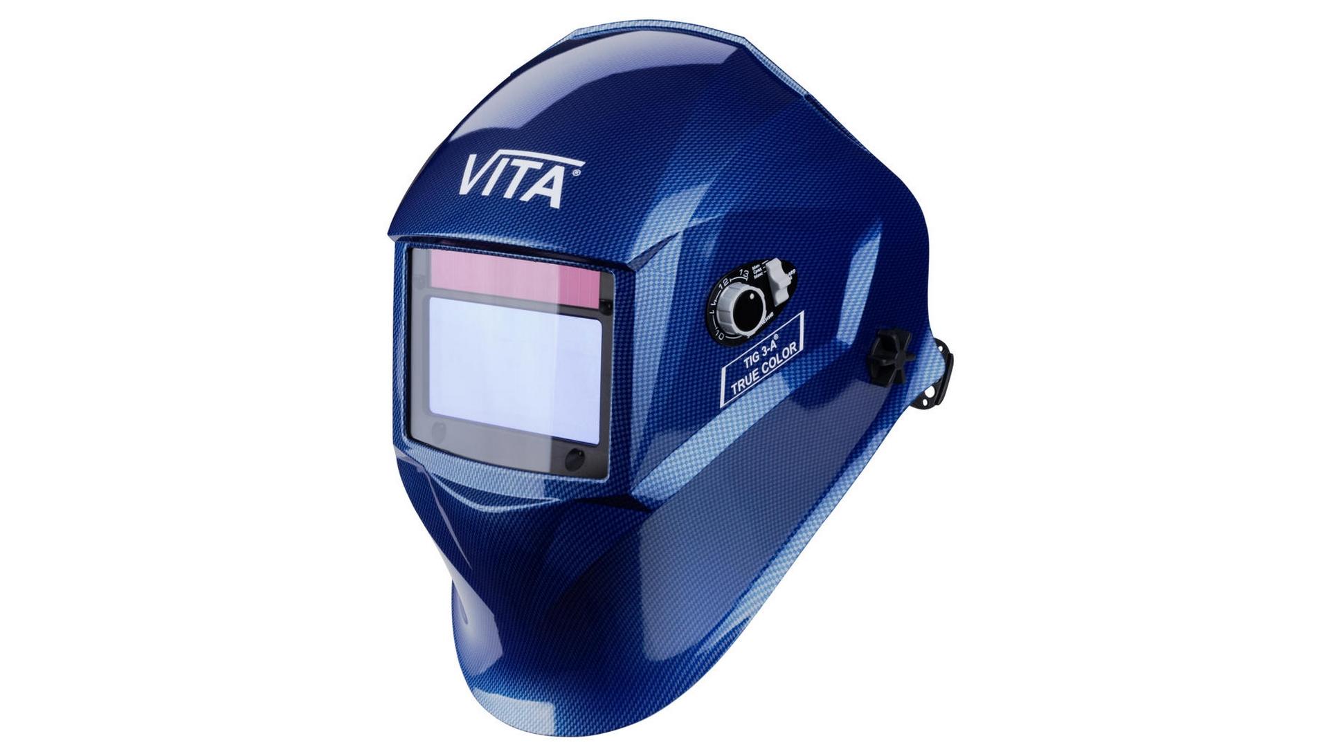 Маска сварочная Vita - TIG 3-A TrueColor, синяя 3