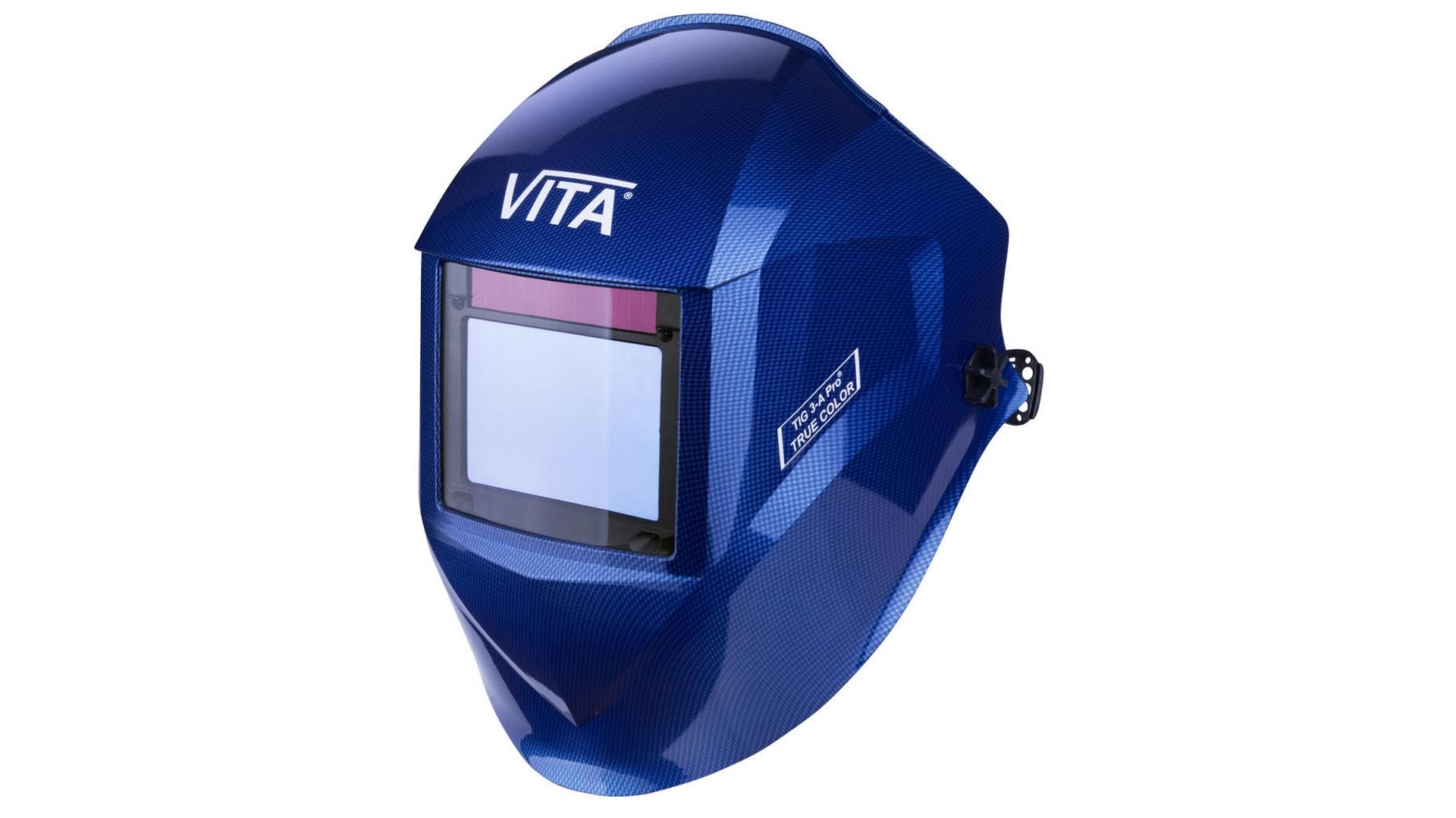 Маска сварочная Vita - TIG 3-A TrueColor Pro, синяя 3