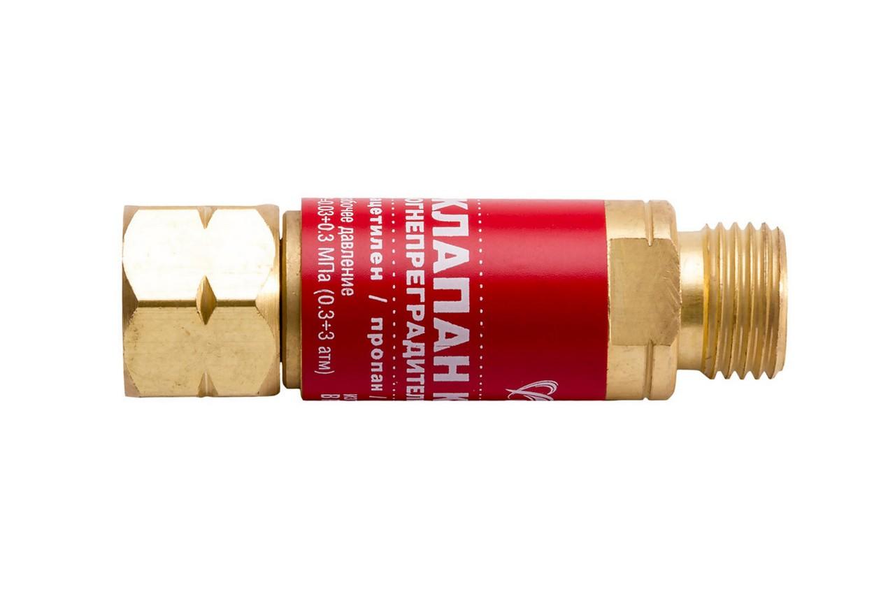 Клапан огнепреградительный Краматорск Vita - КОГ газовый на резак (красный) 1