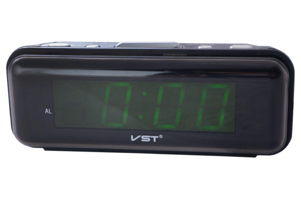 Часы настольные VST - 738, зеленые 1