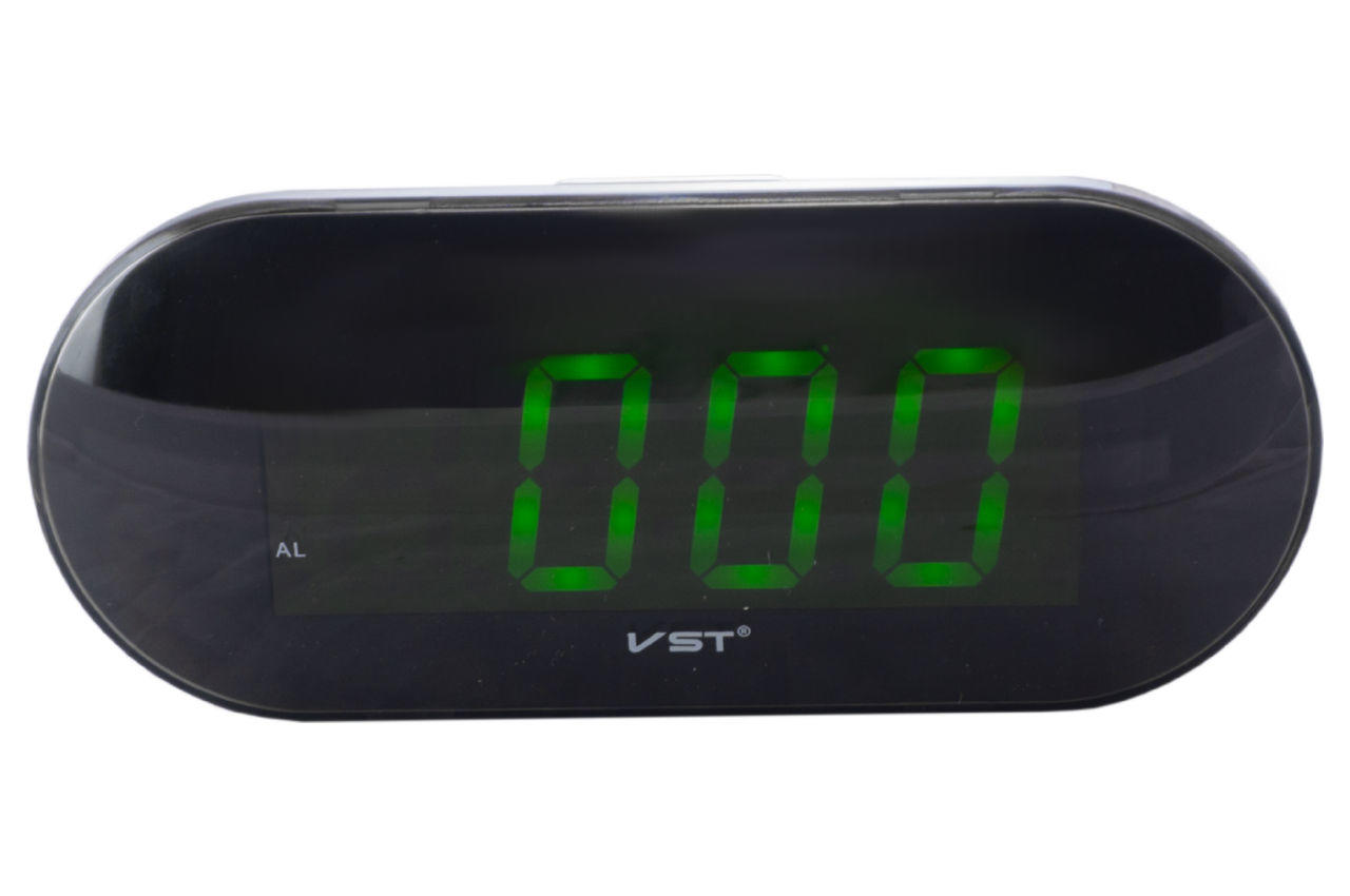 Часы настольные VST - 717, зеленые 1