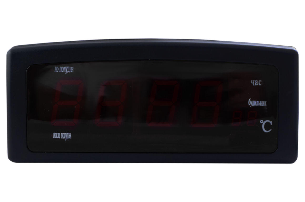 Часы настольные PRC - Caixing CX-818, красные 2