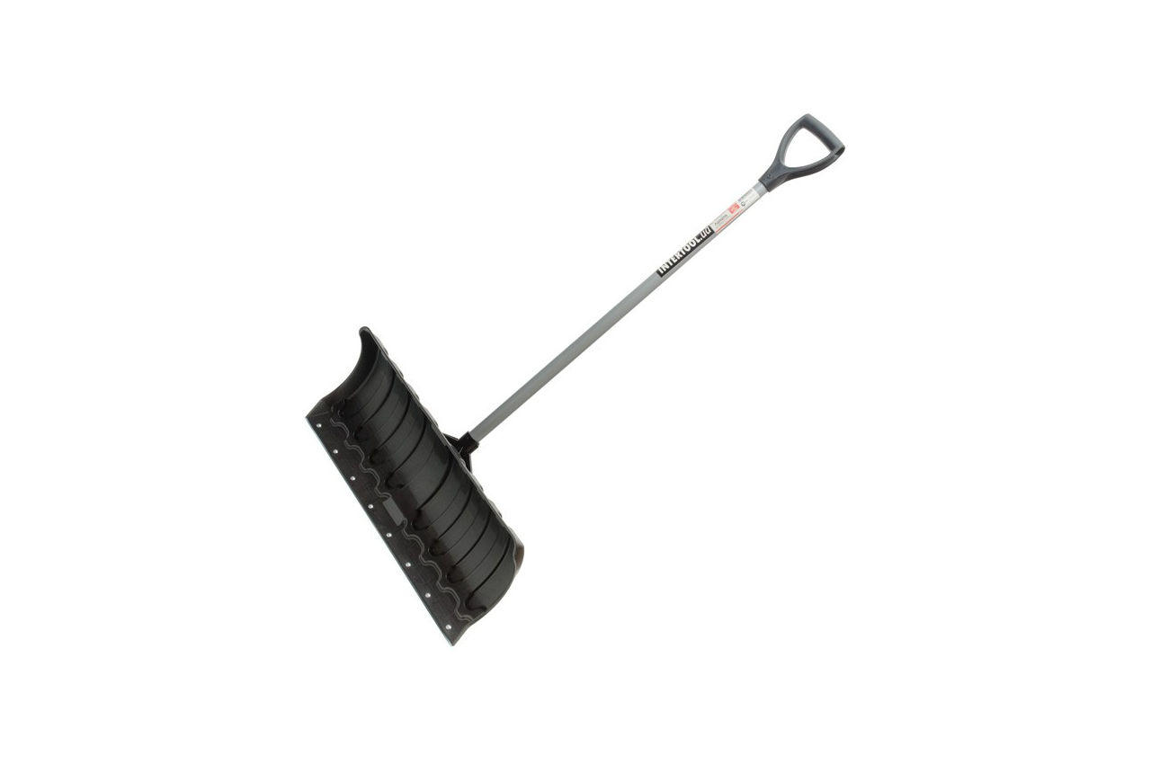 Лопата для снега Intertool - 620 x 280 мм с ручкой 970 мм 5