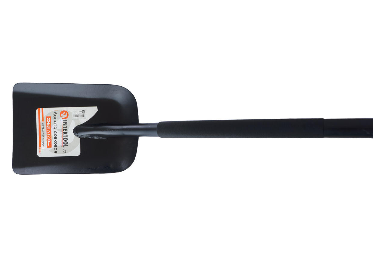 Лопата совковая Intertool - 224 x 314 x 1200 мм ручка металл 2