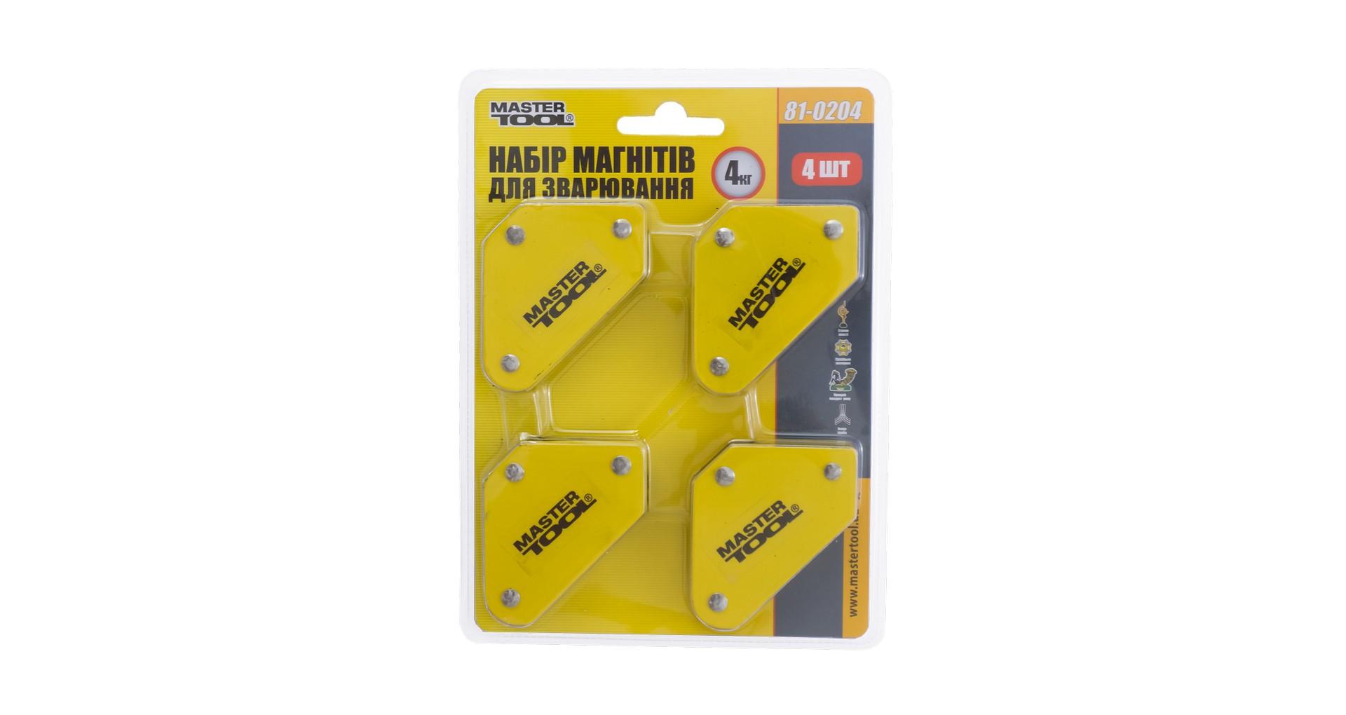 Набор магнитов для сварки Mastertool - 4 кг 4