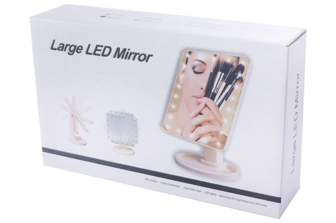 Зеркало с подсветкой PRC Large Led Mirror - 22 LED 6