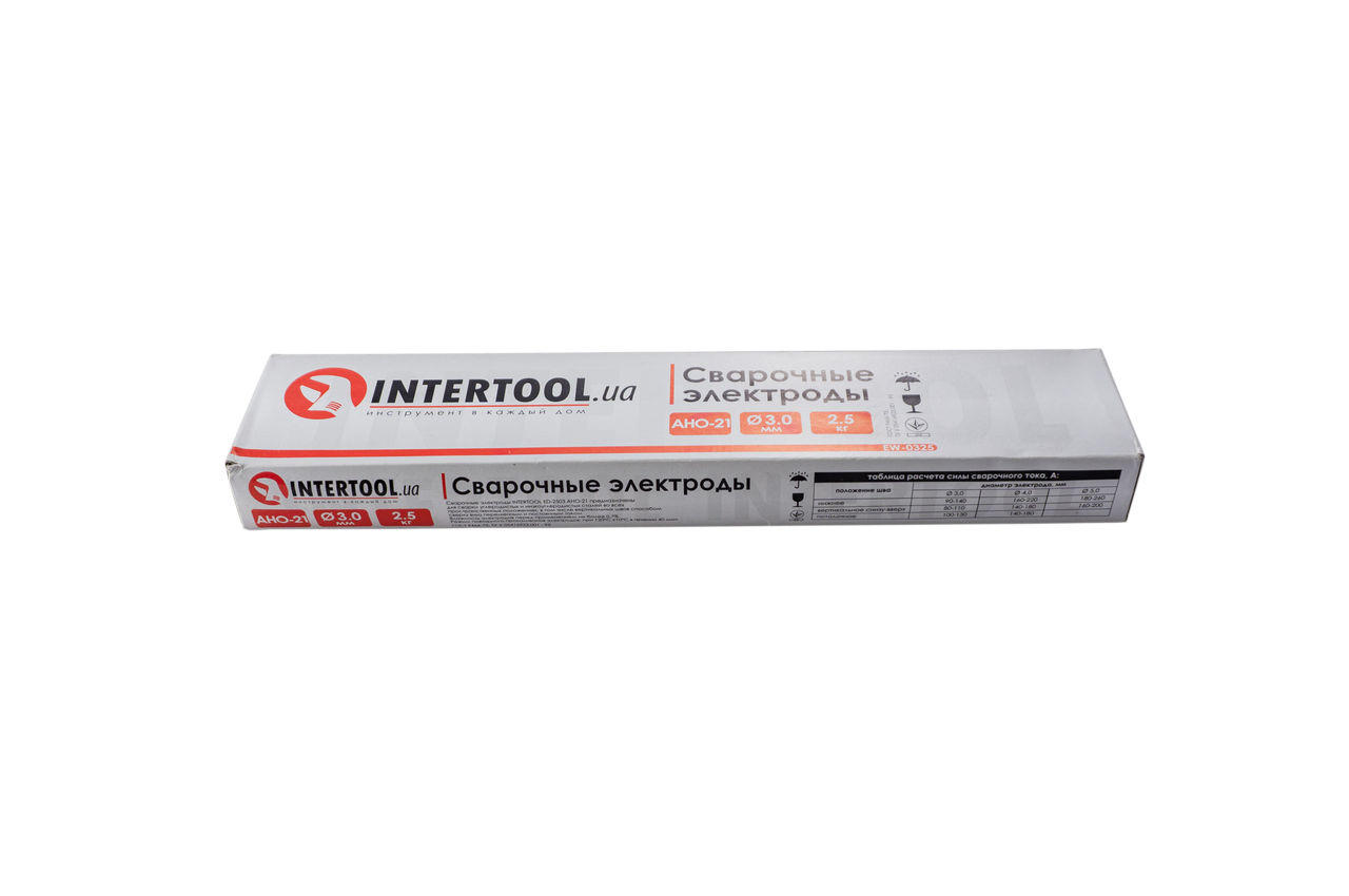 Электроды сварочные Intertool - 3 мм x 2,5 кг АНО-21 2