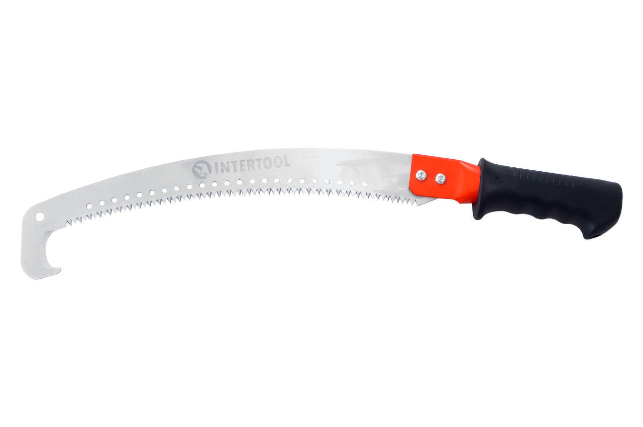Ножовка садовая Intertool - 350 мм x 7 T x 1 x 3D с крюком 1