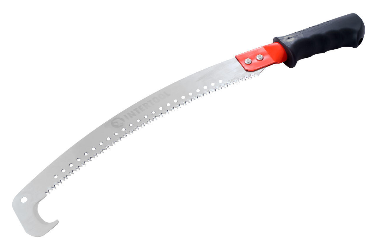 Ножовка садовая Intertool - 350 мм x 7 T x 1 x 3D с крюком 3