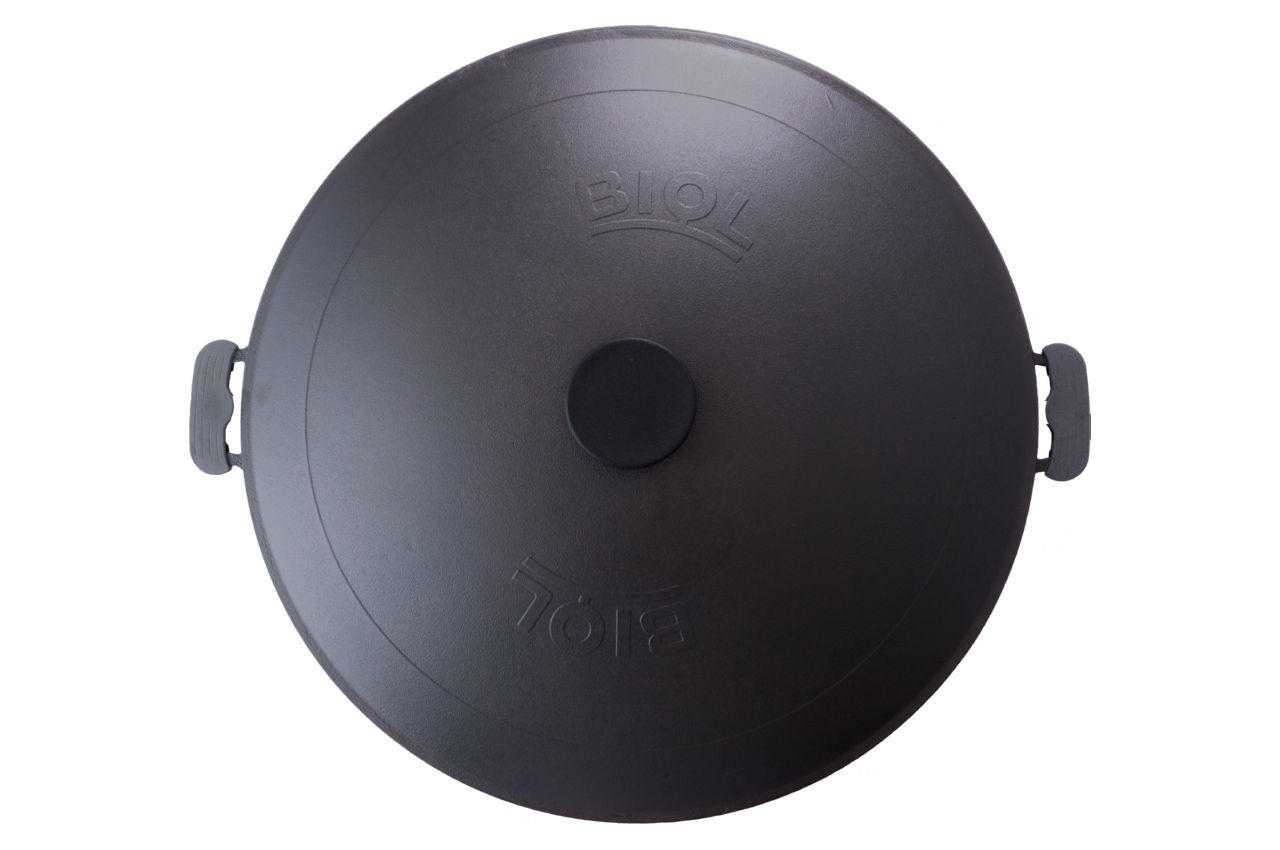 Сковорода жаровня чугунная Biol - 500 мм с крышкой 1