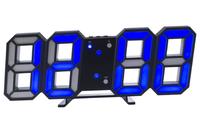 Часы настольные Elite - 6609 синие цифры