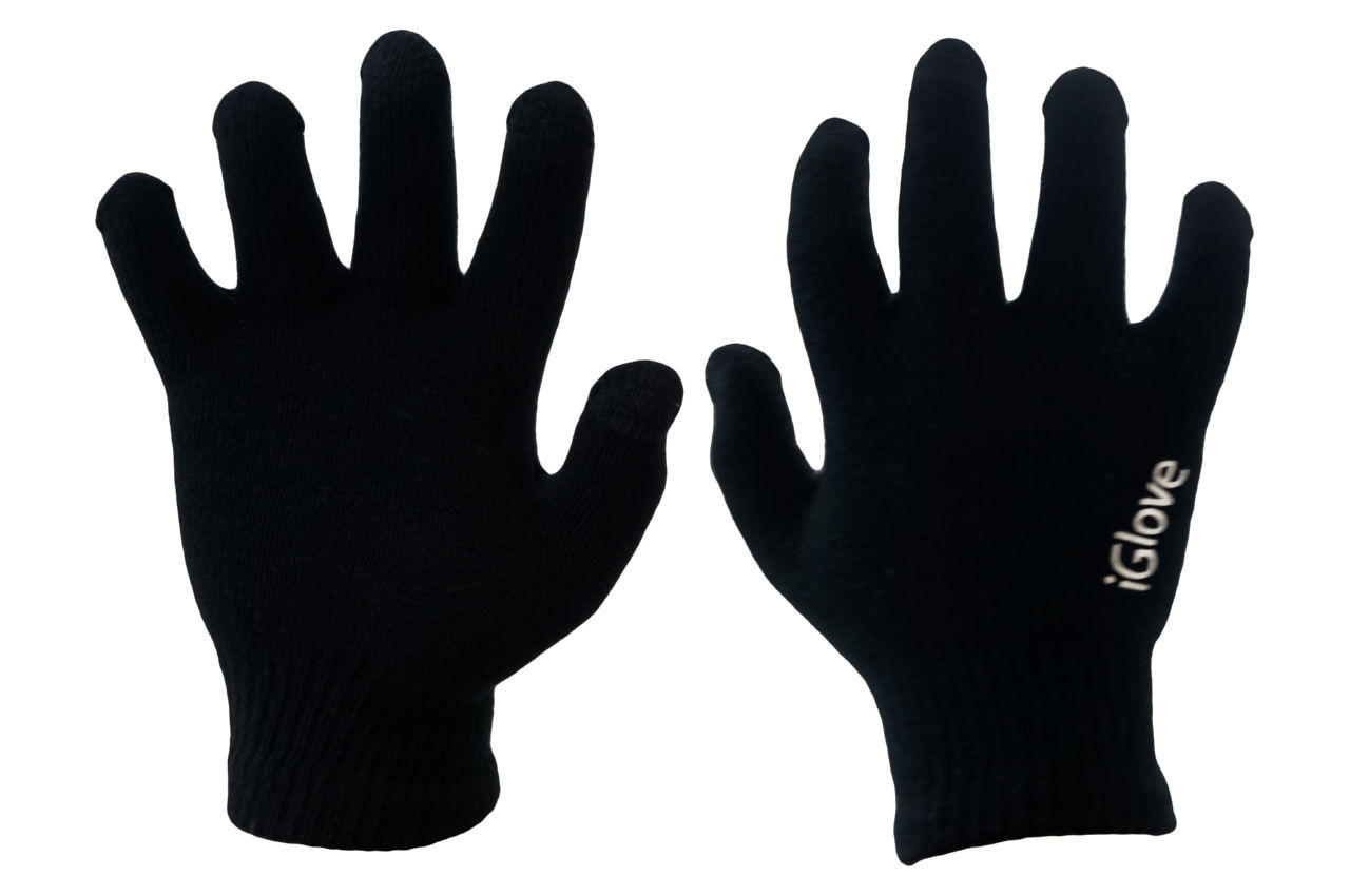 Перчатки для сенсорных экранов PRC iGlove - 9 x 10 черные 3