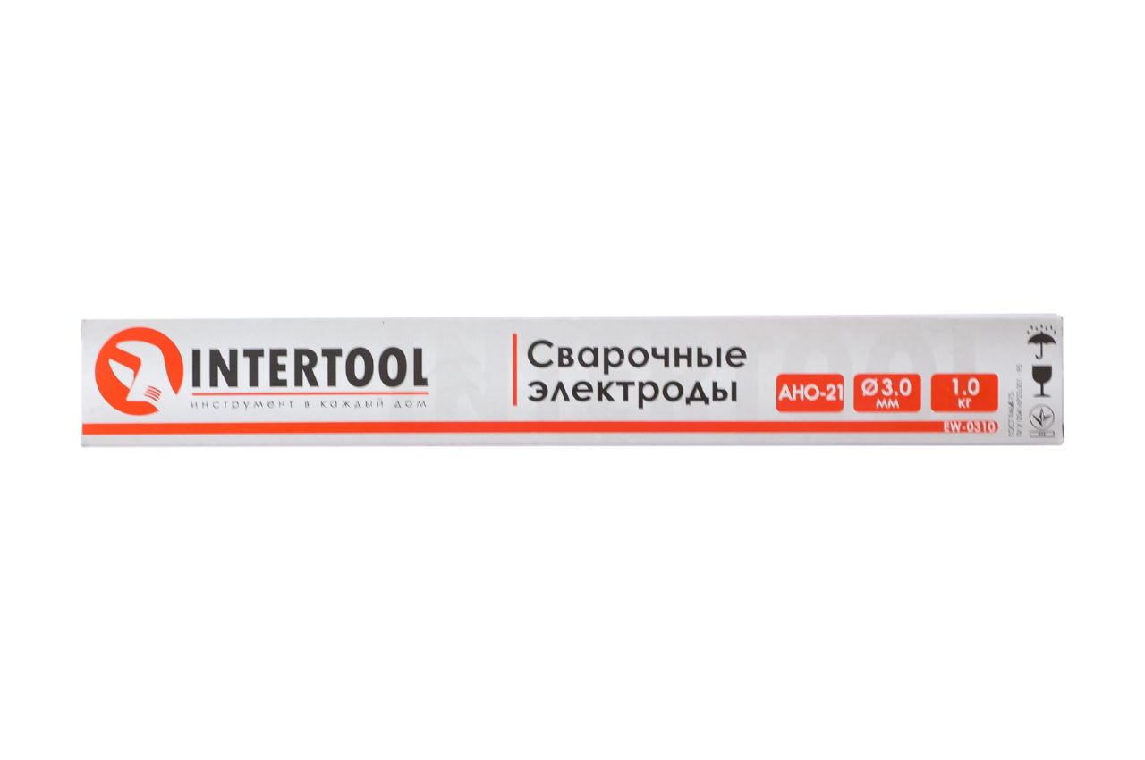 Электроды сварочные Intertool - 4 мм x 2,5 кг АНО-21 2