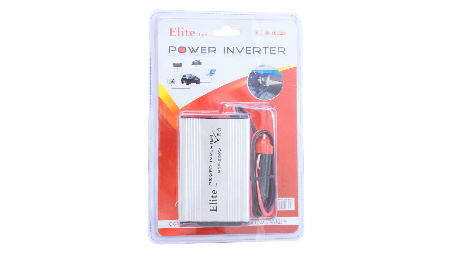 Инвертор автомобильный Elite Lux - 200 Вт RGP-200 5