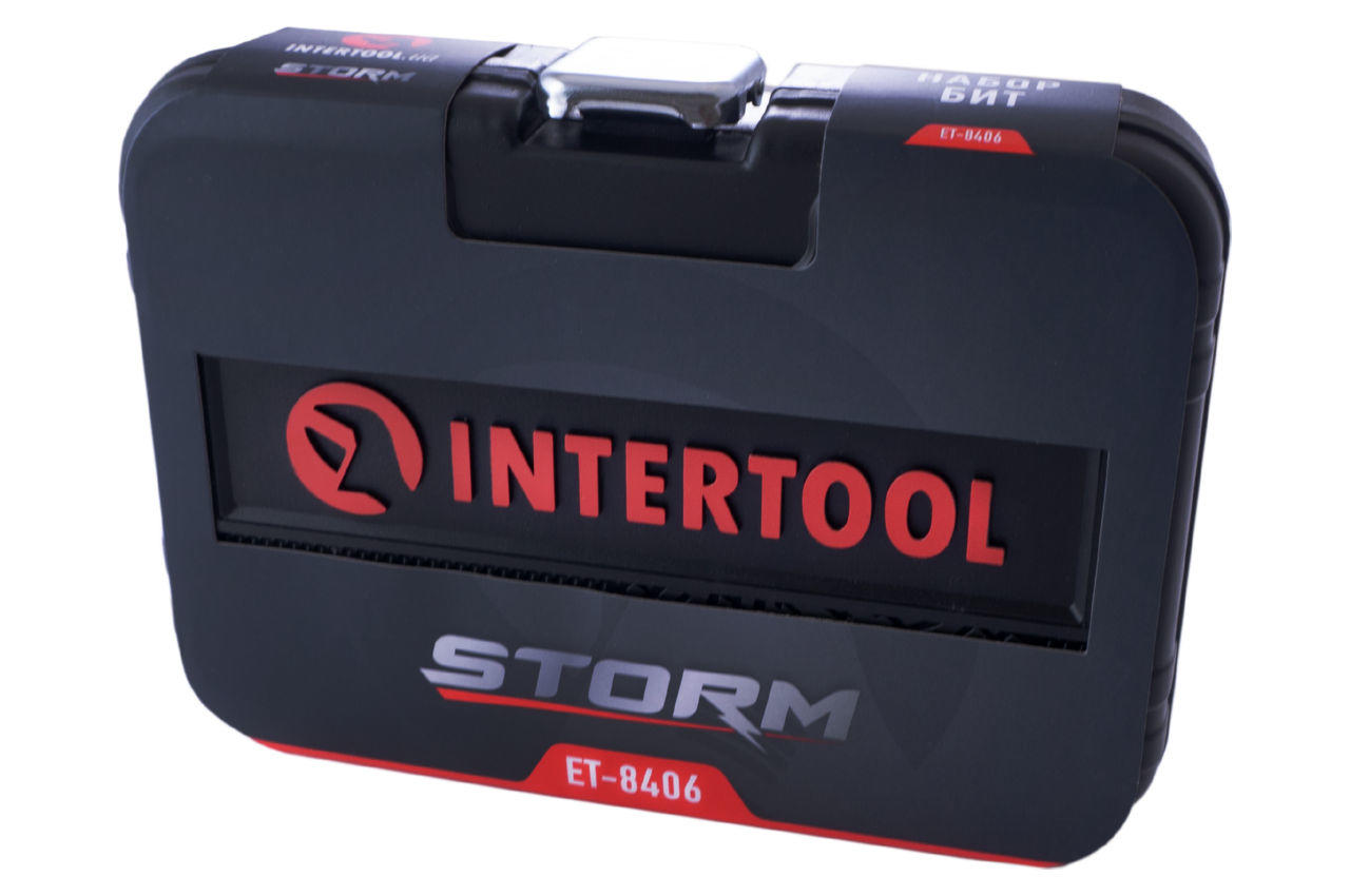 Набор бит HEX Intertool - 1/2 x H4-H17 x 100 мм (9 шт.) Storm 4