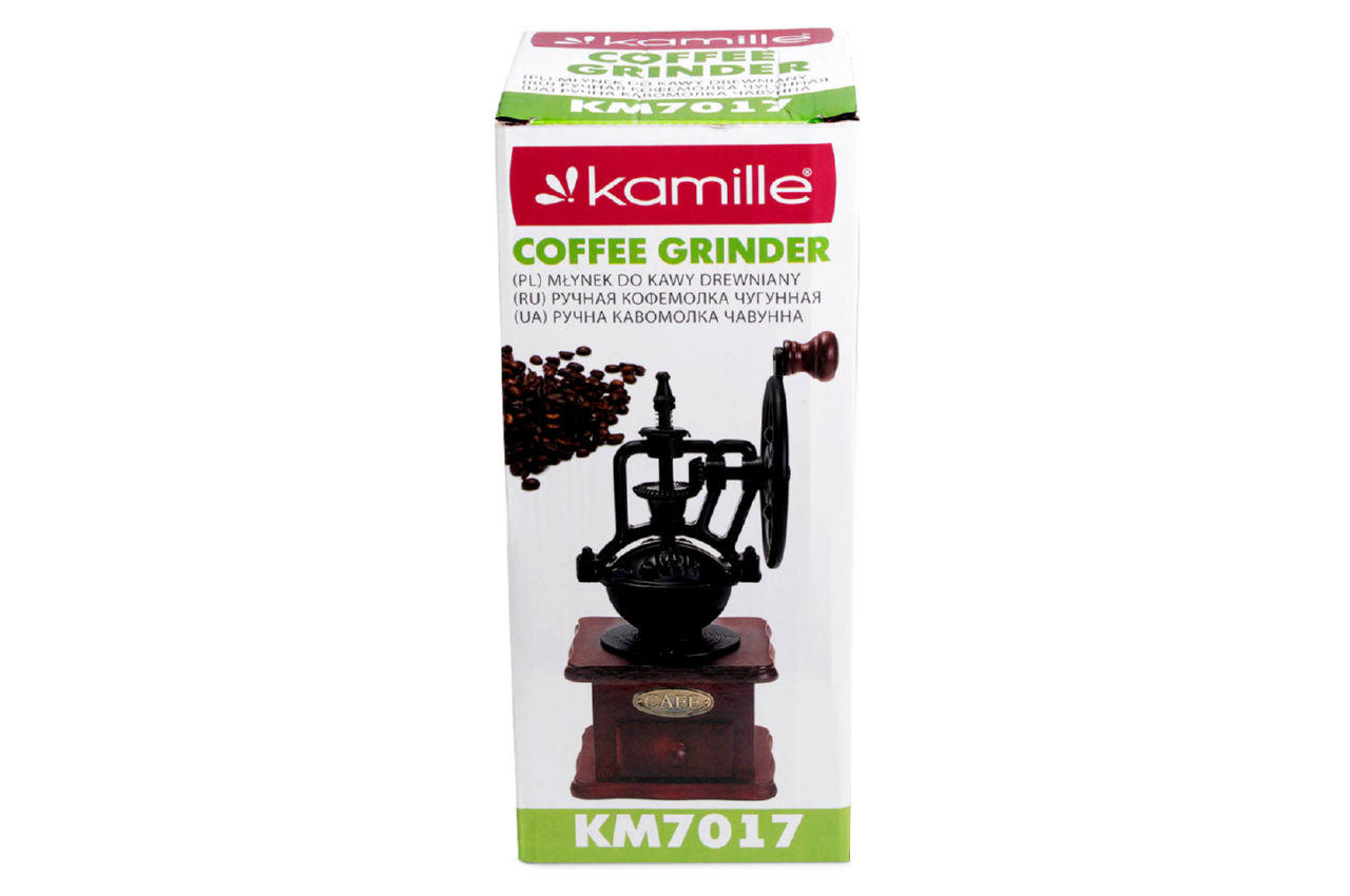 Кофемолка ручная Kamille - 265 мм чугунная 2