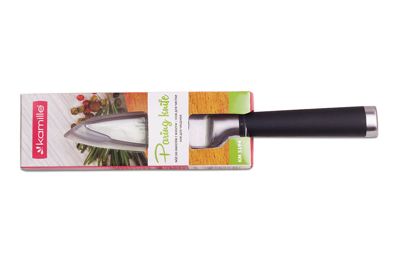 Нож кухонный Kamille - 200 мм овощной 2