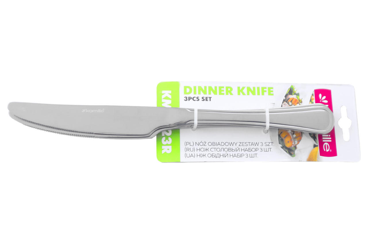 Набор столовых ножей Kamille - 230 мм (3 шт.) 3