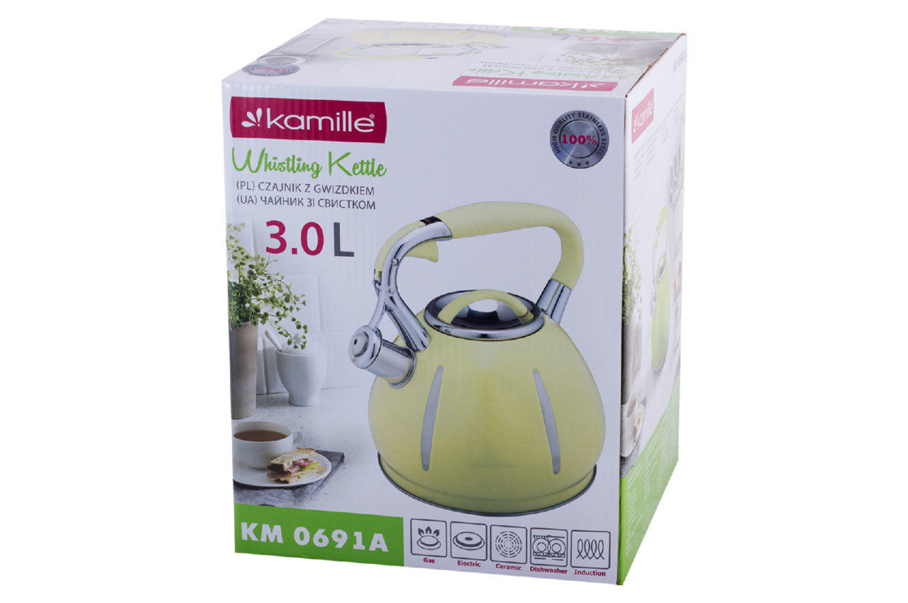 Чайник нержавеющий Kamille - 3 л 0691A 2
