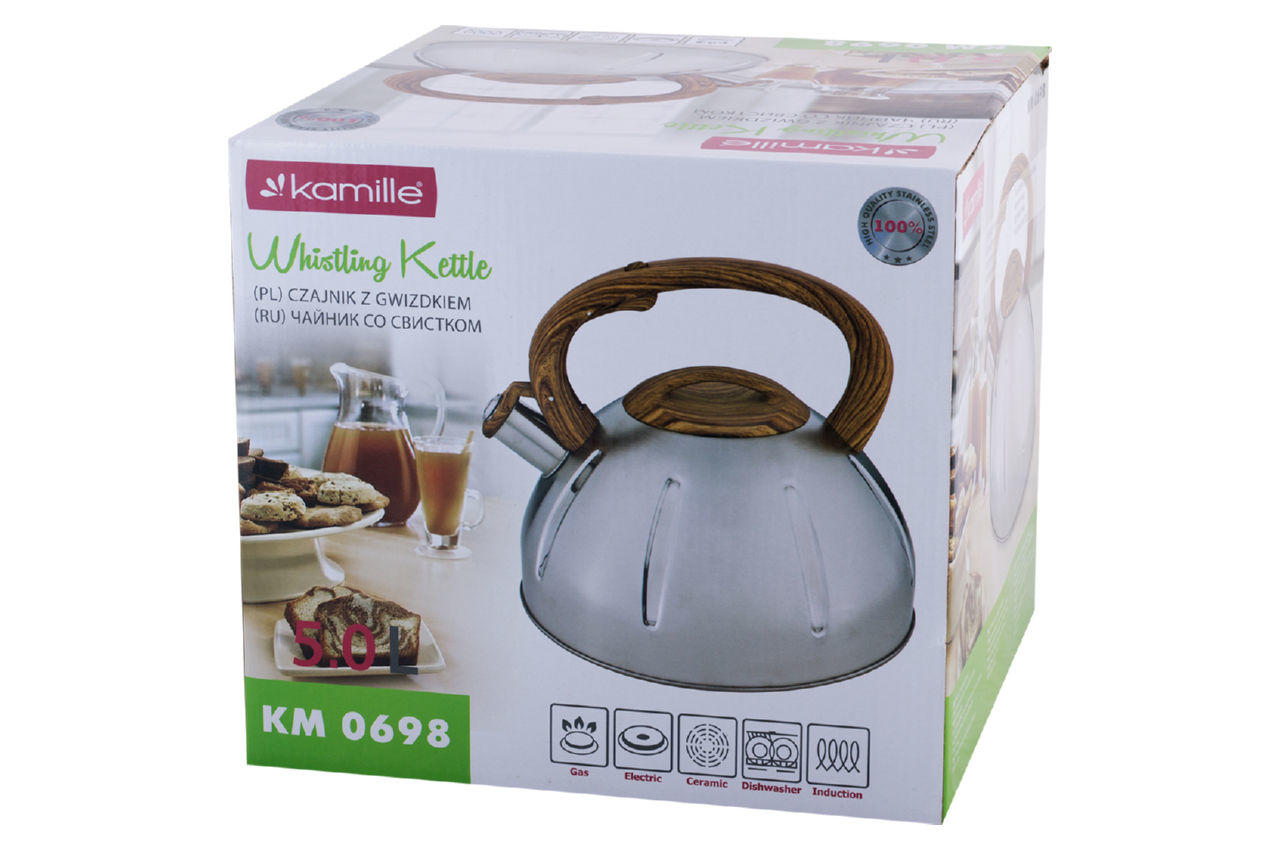 Чайник нержавеющий Kamille - 5 л 3