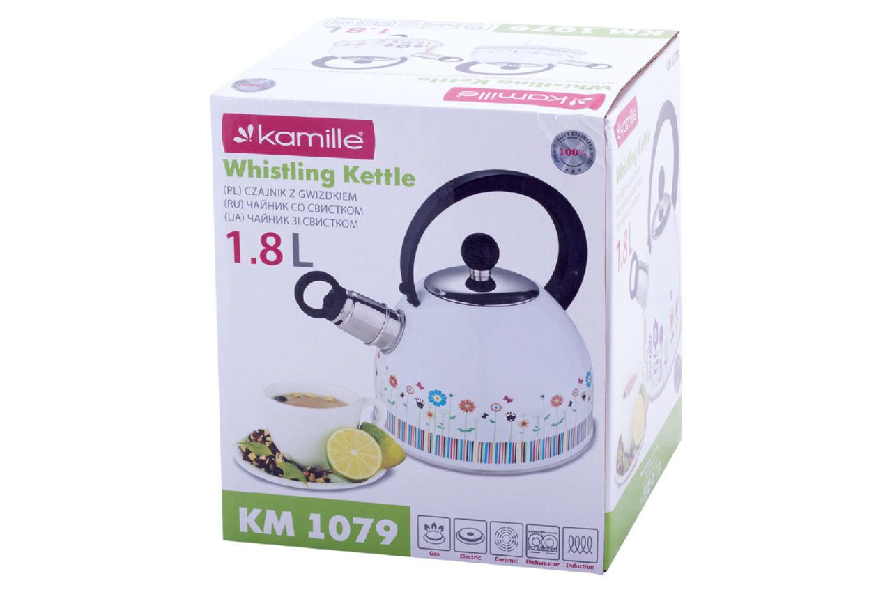 Чайник нержавеющий Kamille - 1,8 л 1079 2
