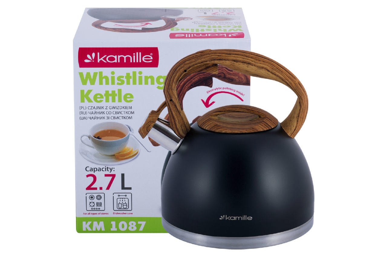 Чайник нержавеющий Kamille - 2,7 л 1087 4