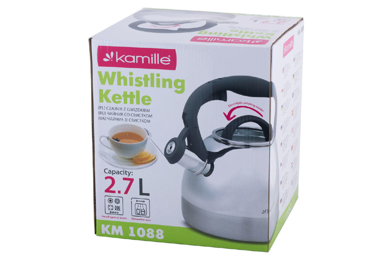 Чайник нержавеющий Kamille - 2,7 л 1088 8
