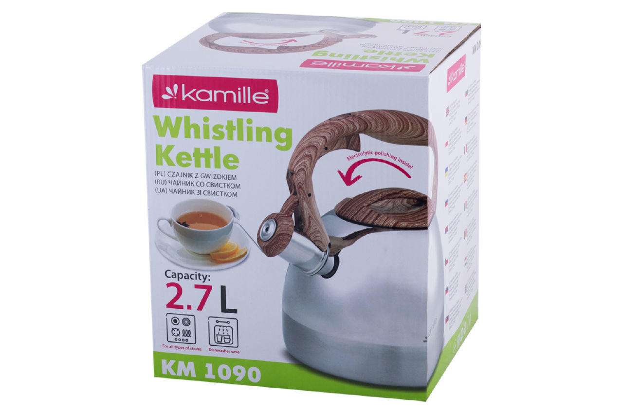 Чайник нержавеющий Kamille - 2,7 л 1090 7
