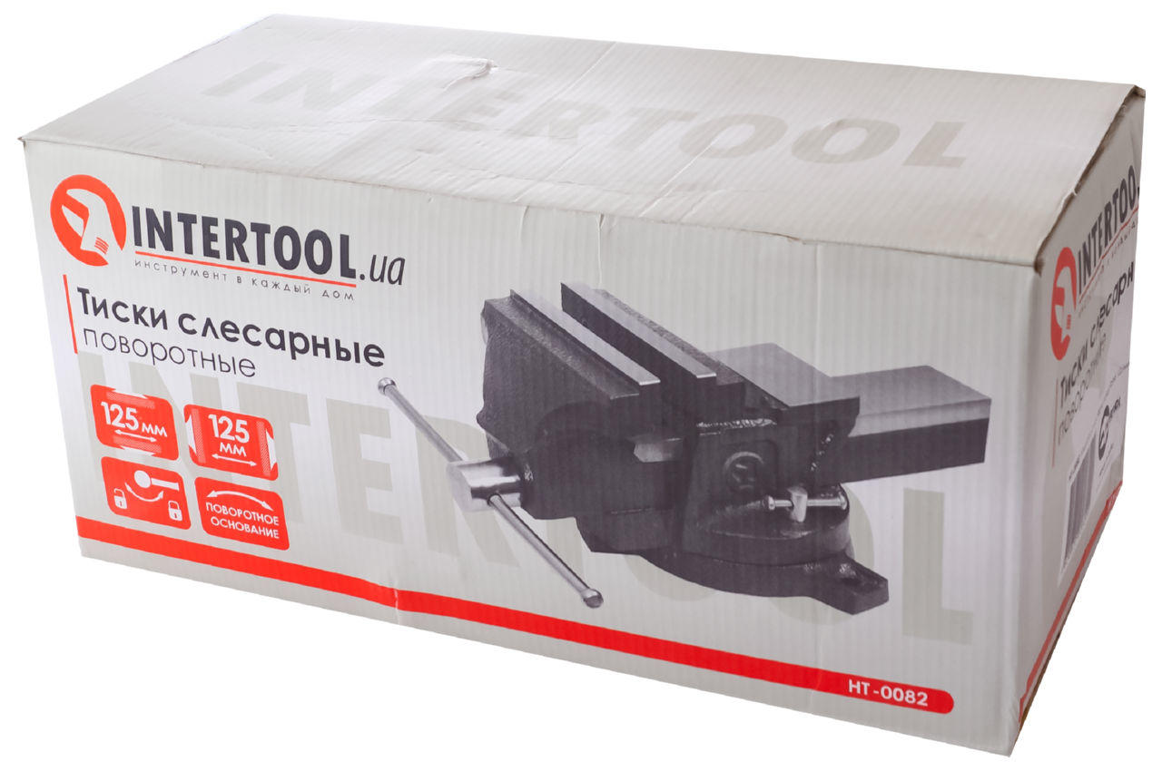 Тиски поворотные Intertool - 125 мм x 8,3кг 4