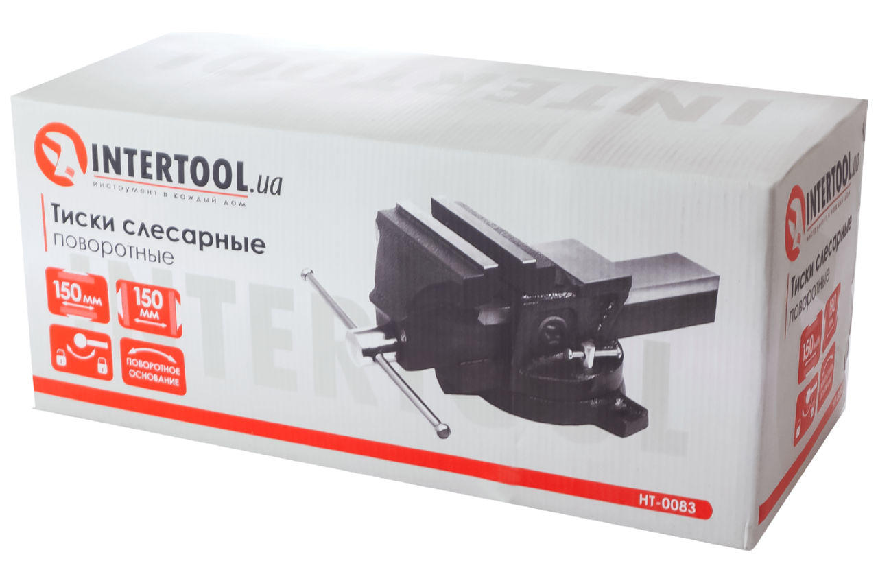 Тиски поворотные Intertool - 150 мм x 10,05кг 4