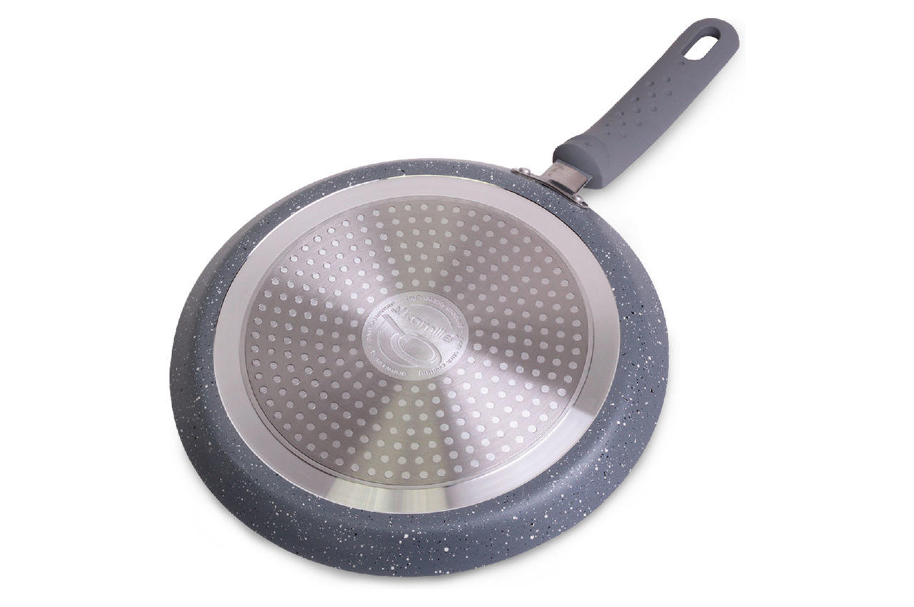 Сковорода блинная антипригарная Kamille - 240 мм гранит 3